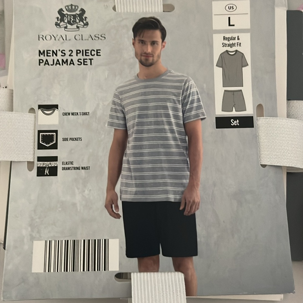 New Royal Class Men’s 2 Piece Pajamas Set